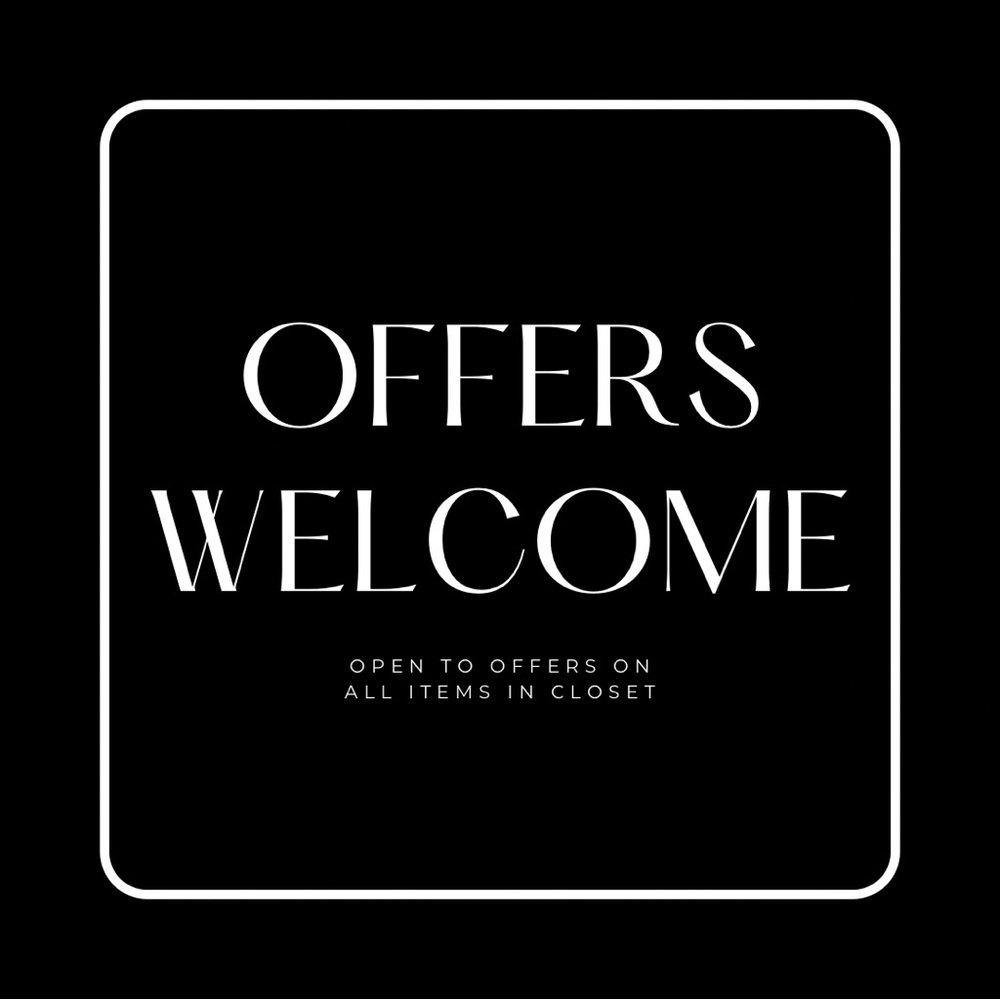 OFFERS WELCOME!🖤🫶🏻